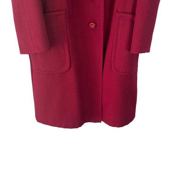 Rogues Gallery Vintage Women's Size Medium 100% Pure Wool Trench Pea Coat - Picture 3 of 14